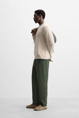 RELAXED FIT JOGGER WAIST TROUSERS - Zara фото 43
