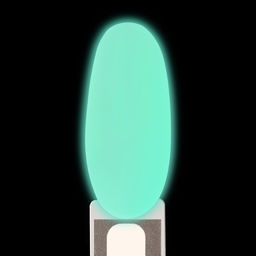 Гель лак для ногтей GLOW IN THE DARK, 3-х фазный, 8 мл, LED/UV, люминесцентный, цвет нежно-розовый (03) - Queen fair фото 12