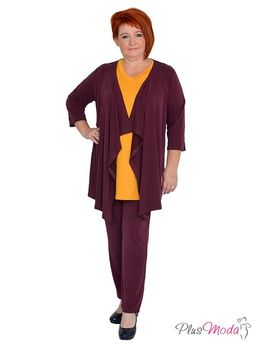 Кардиган Модель №1143 размеры 44-84 - Plusmoda фото 6