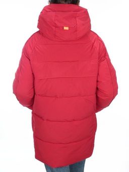 2197 RED Пуховик женский зимний AIKESDFRS (холлофайбер) - Fashion фото 7