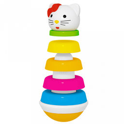 Игрушка "Пирамидка "Неваляшка" малая" 12,5х11х33см, полистирол, пп пакет, "Stellar" (Россия)