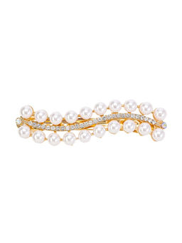 Цена за 2 шт. Заколка - автомат для волос «Олимпия», волна, 8.5 см