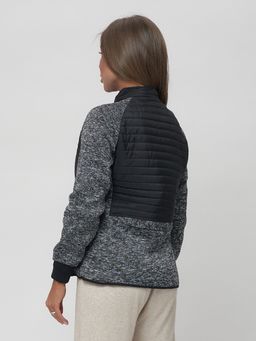 Толстовка женская на молнии черного цвета 2160Ch - Mtforce фото 7