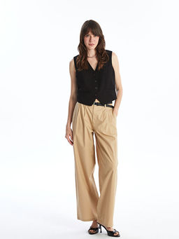 V Yaka Kad?n Klasik Yelek