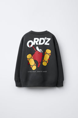 SKATE PRINTED SWEATSHIRT - Zara фото 2
