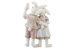 Фигурка декор. 9*4,5*14 см Сэлфи кроликов - Elan gallery фото 7