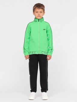 CRB wear/!CWJB 90110-37 Комплект для мальчика (толстовка, брюки),зеленый/Ex.Cherubino