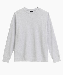 ATLANTIC HMT-002 Свитшот мужской French Terry светло-серый меланж фото 2