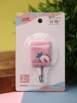 Крючок на липучке Chips, pink