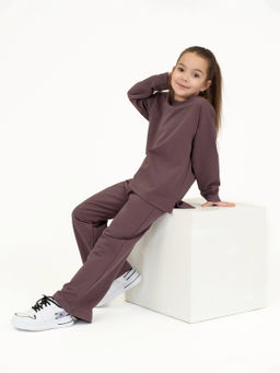 Костюм для девочки сливовый 7065 (122)