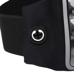 Спортивная сумка чехол на пояс LuazON, управление телефоном, отсек на молнии, чёрная - Luazon home фото 4