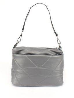 Сумка женская искусственная кожа FR-5059-L, 2отд, плечевой ремень, серый SALE 258398 - Adelia фото 7