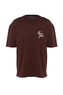 TRENDYOL MAN Bordo Oversize/Genis Kesim Bask?l? %100 Pamuklu T-Shirt TMNSS20TS1099 - Trendyolmilla фото 14