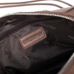 Женская сумка Mironpan арт. 63021 Коричневый  фото 4
