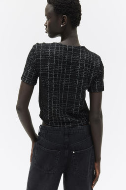 Top corto en boucle - H&m фото 4