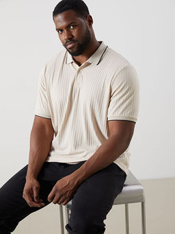 B?y?k Beden Polo Yaka Erkek Ti??rt