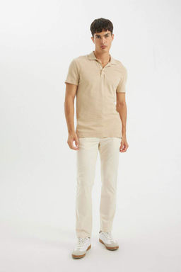 Прямые брюки-чинос из парусины - Defacto фото 2