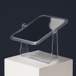 Зеркало настольное, с увеличением х2, двустороннее, 13.5×17.5 см, (10.5×14 см), МИКС