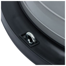 Полусфера BOSU гимнастическая ONLYTOP, с насосом, 46×20 см, серая