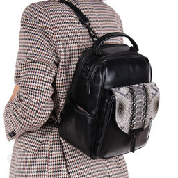 Рюкзак женский 69088-3 black Velina Fabbiano-Safenta/50 в Новосибирске