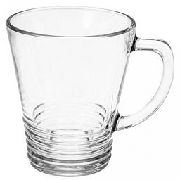 Кружка стеклянная "Аура Уника" 300мл, д9см, h10,6см (Россия)
