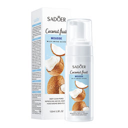 SADOER Мусс-пенка для умывания с кокосовым молочком, 150мл.  фото 4