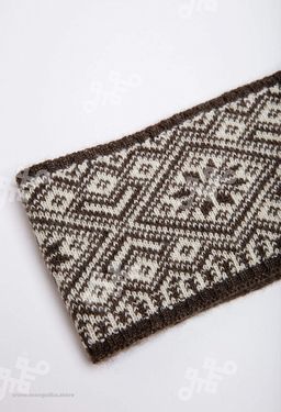 Повязка из 100% монгольской шерсти (арт. 05109) - Тод оймс ххк фото 3