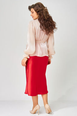 Костюм FITA 3194 красный + пудра.