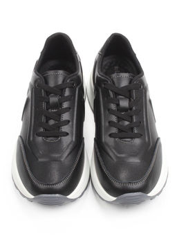 03-A9043-1 BLACK Кроссовки женские (натуральная кожа)