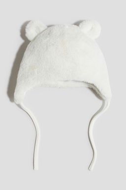 Gorro beanie efecto pelo con orejeras