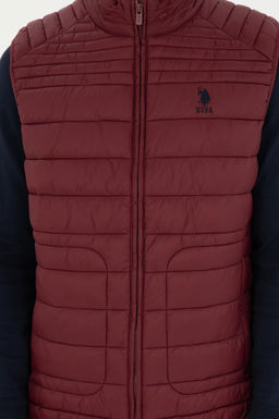 Мужской бордовый жилет - U.s. polo assn фото 6