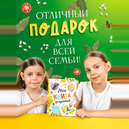 Книга в твёрдом переплёте «Первая книга рецептов», 80 стр.