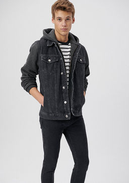 Jerry Kolej Koyu Gri Jean Ceket