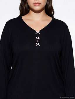 V Yaka Kad?n Pijama Tak?m