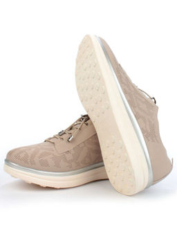 05-PDL206-1 BEIGE/BROWN Кроссовки женские (натуральная кожа) - Фабричный китай фото 14