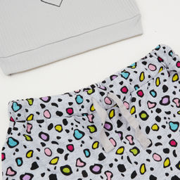 Комплект топ лапша, шорты кулирка 7626900109