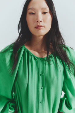 Vestido oversize con cintur?n de anudar - H&m фото 5