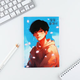 Ежедневник А5, 80 л. Тонкая обложка Корея