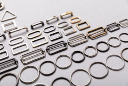 Фурнитура сумочная металл Gamma GHY-32 Шлевка 38 х 21 мм 5 x 2 шт. №04 под никель