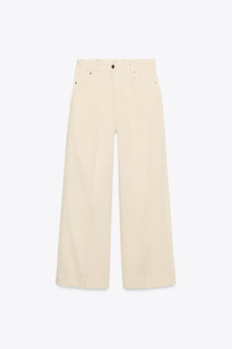 ZW COLLECTION LOOSE HIGH-WAIST JEANS - Zara фото 5