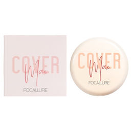 FOCALLURE Пудра для лица Covermax Two way cake Pressed Powder тон 01, 6,8 г  фото 3