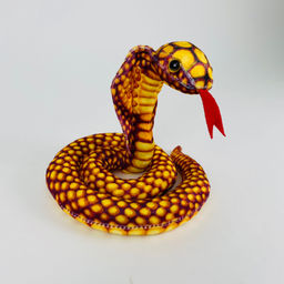 Мягкая игрушка змея - Кобра 20 см - Storyland фото 8