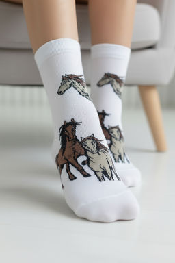 Носки женские Лошадки (набор 3 пары) - Berchelli фото 17