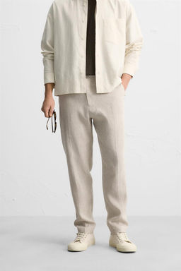 LINEN TROUSERS - Zara фото 21