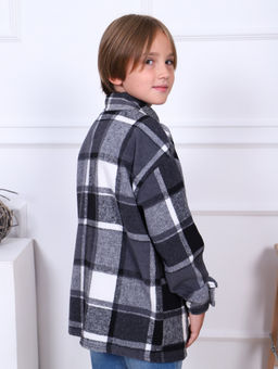 Р-001 Рубашка Мир 2 (чёрный) - Милаша фото 9