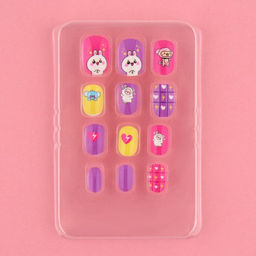 Детские накладные ногти «Милашка», 12 шт.