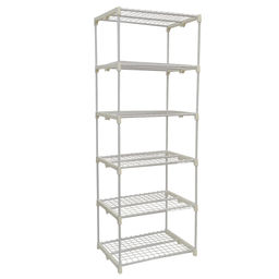 UGH-R30 H190 WHITE/WHITE Парник-стеллаж для рассады, 5 полок, 70x50x190см. Металлическая труба в ПВХ, цвет белый. Тент из армированного полиэтилена 135г/м2, цвет сетки белый. TM ФитоЛето
