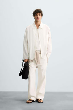 STRIPED TEXTURED SHIRT - Zara фото 10