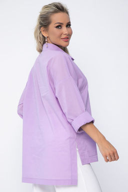 Рубашка Безупречный вкус (сиреневая) Б13626-29М - Lt collection фото 3