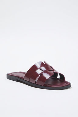 Trendyol Shoes Ekru Tek Bant Gunluk Kad?n Terlik TAKSS24TE00010 - Trendyolmilla фото 7